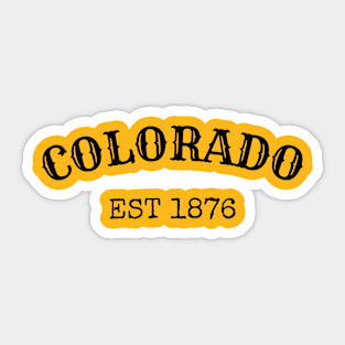 Colorado Est 1876 Sticker